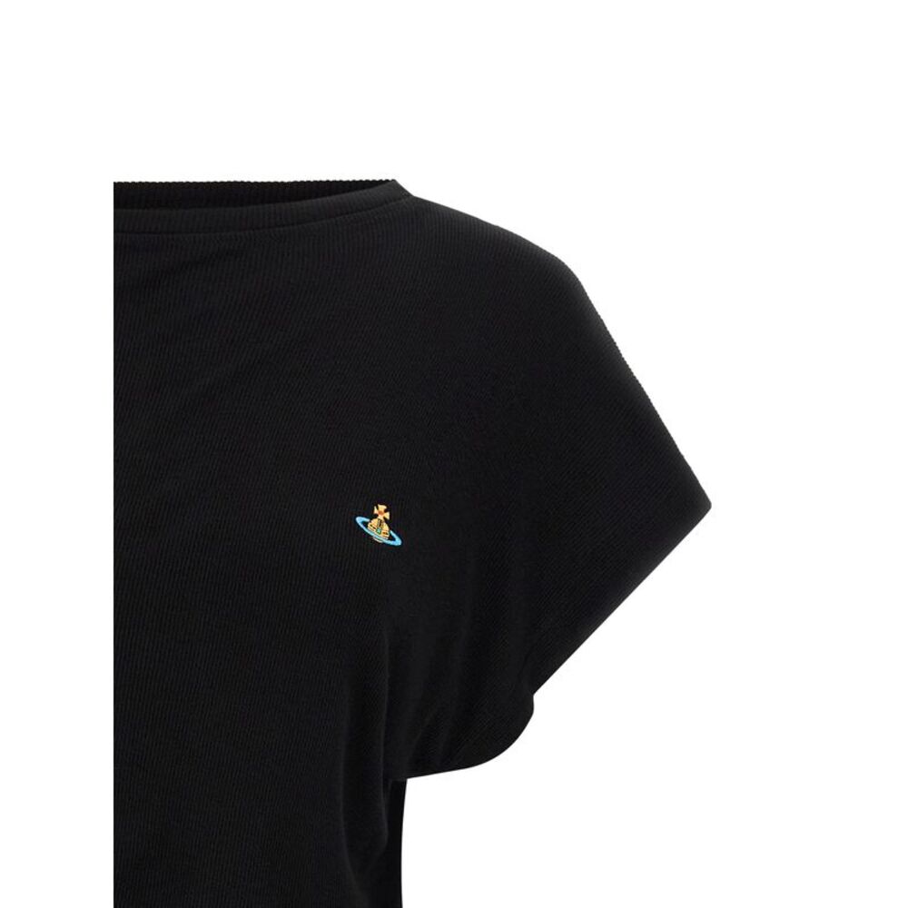 Vivienne Westwood Black Viscose Women's T-Shirt - Picture 3 of 4